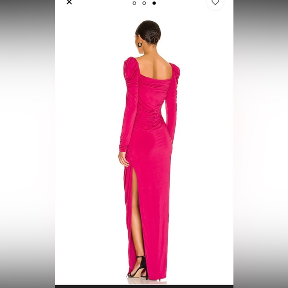 Majorelle Revolve Sweetheart Maxi Gown in Berry Sz S - Picture 3 of 7